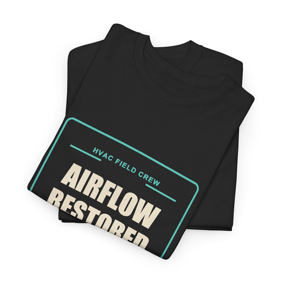 Airflow Restored HVAC Technician Shirt | Field Crew Fan Graphic Tee