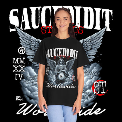 Street Art Angel T-shirt — Urban Angel Graphic Tee