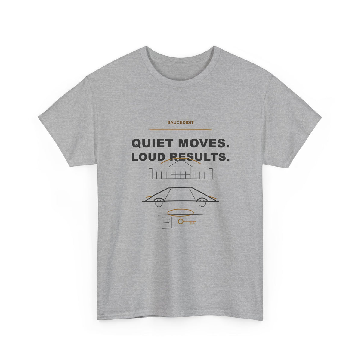 Quiet Moves Loud Results Luxury Ambition Shirt | Saucedidit Ownership Tee