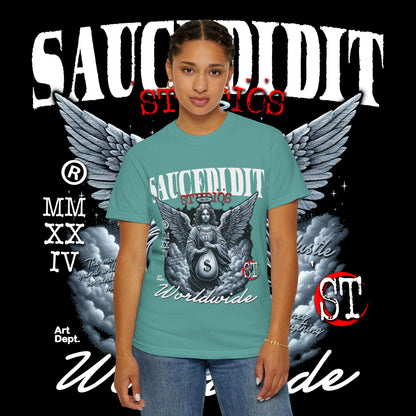 Street Art Angel T-shirt — Urban Angel Graphic Tee