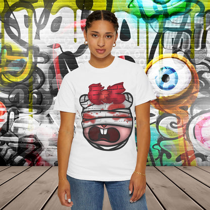 Graffiti Bandage Bear T-Shirt — 'SaucedIt' Streetwear Graphic Tee