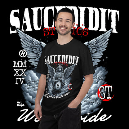Street Art Angel T-shirt — Urban Angel Graphic Tee