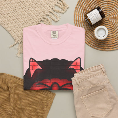 Devil Grin T-Shirt — Retro Graffiti Streetwear with 'SAVEDBYDT' Back Logo