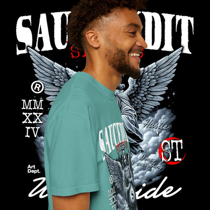 Street Art Angel T-shirt — Urban Angel Graphic Tee
