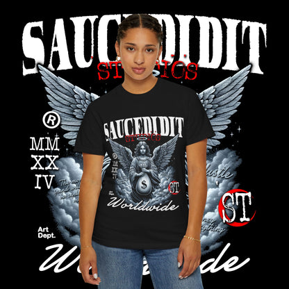 Street Art Angel T-shirt — Urban Angel Graphic Tee