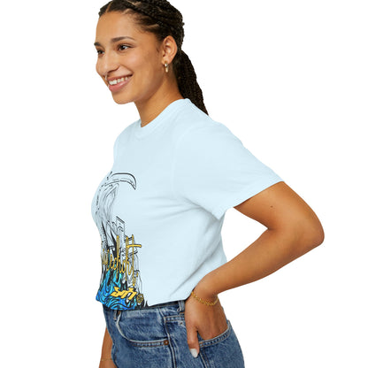 Grim Reaper Flames T-Shirt — "Sacred It" Graphic Tee